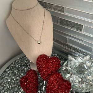 Gorgeous natural earth mined diamond 14k gold necklace and chain like new